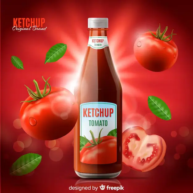 containers that preserve the quality of tomato ketchup