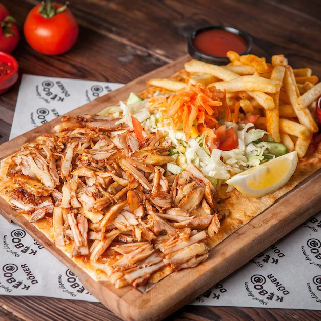 Cooking Doner Kebab