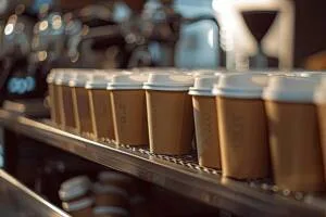 Iced coffee production steps