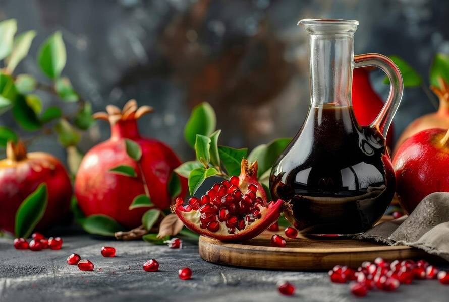 إنتاج دبس الرمان