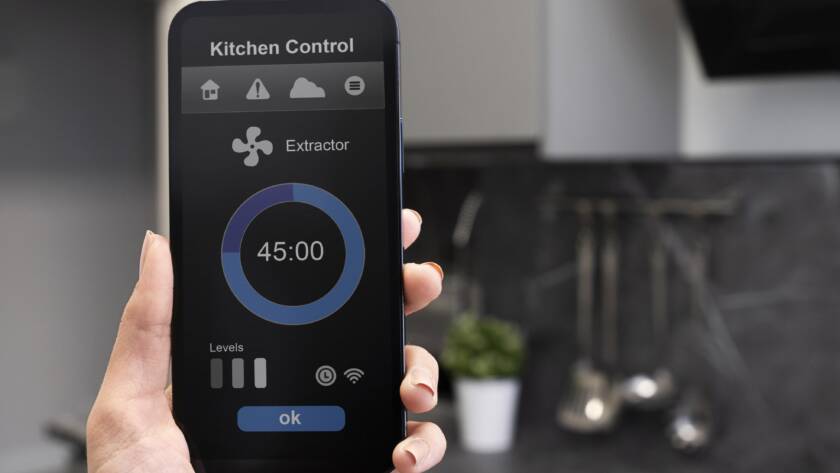 التحكم بأجهزة المطبخ من التطبيقات