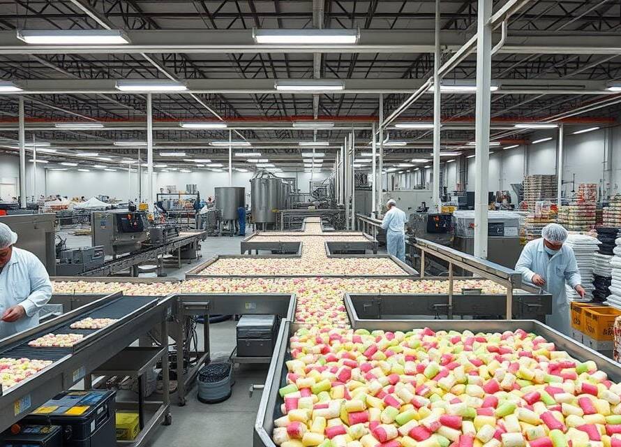 المشكلات في تصنيع العلكة