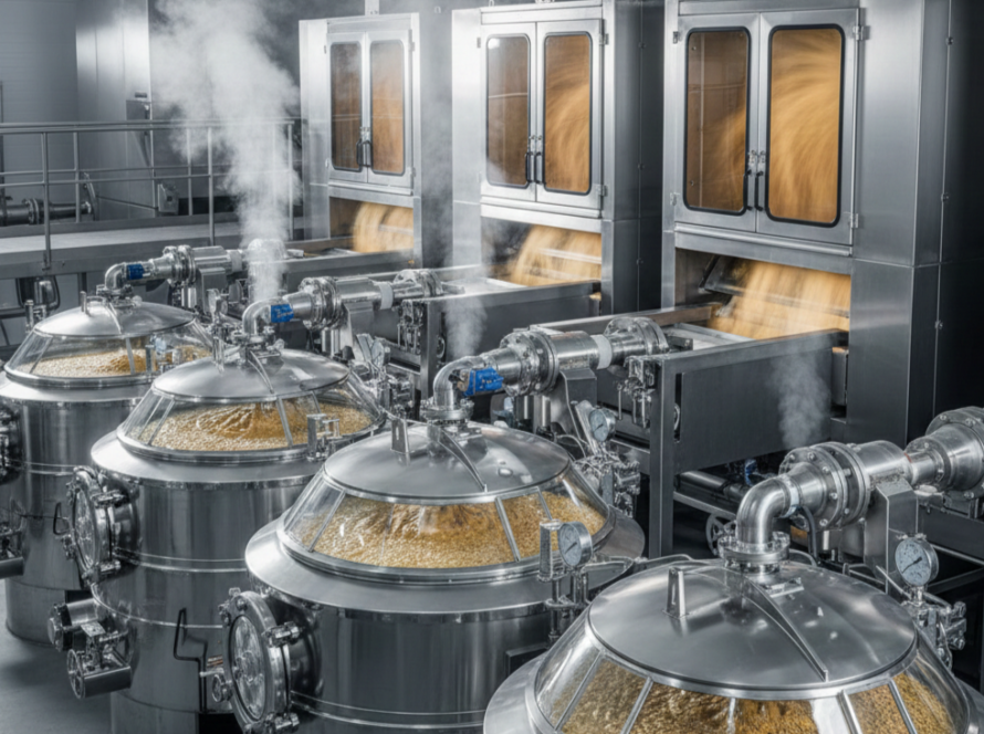 bulgur production line