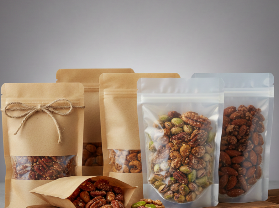 types of nuts production