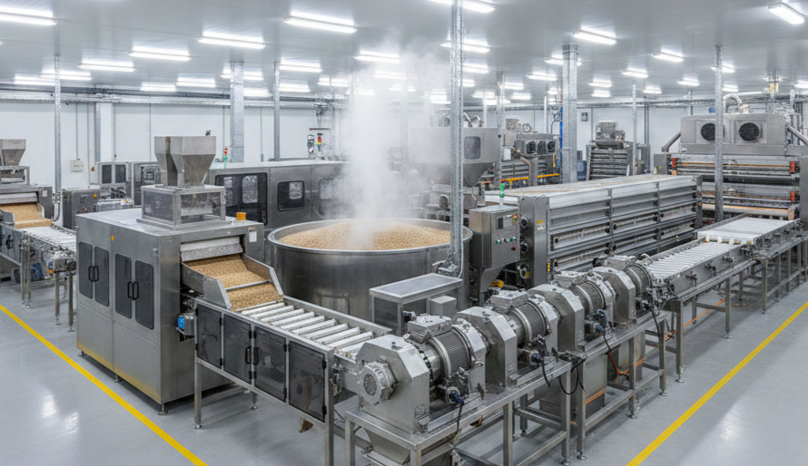 bulgur production line