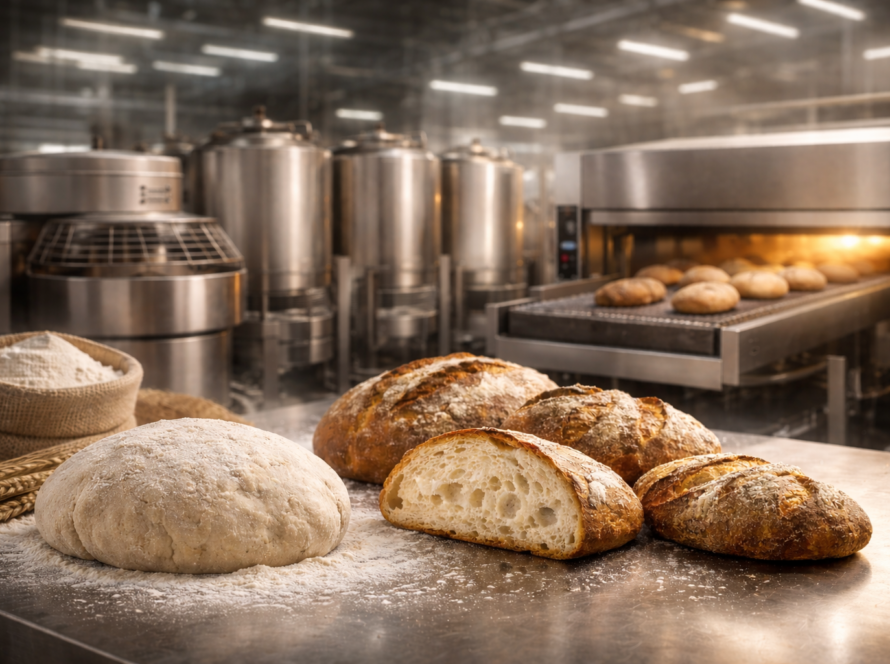 Industrial Sourdough Production