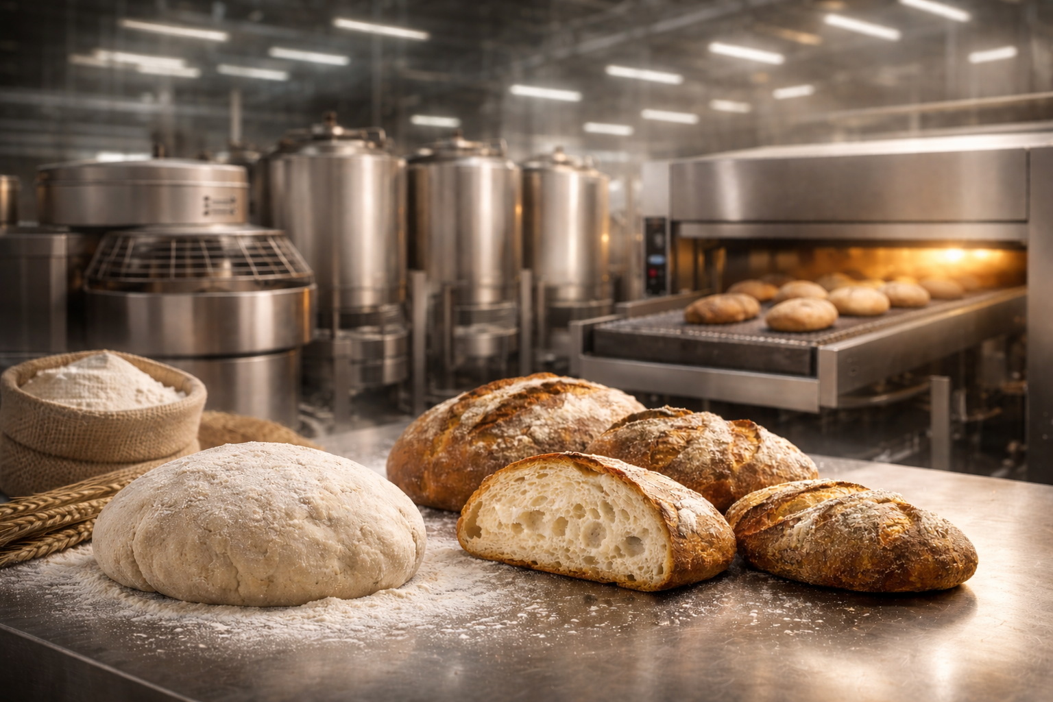 Industrial Sourdough Production