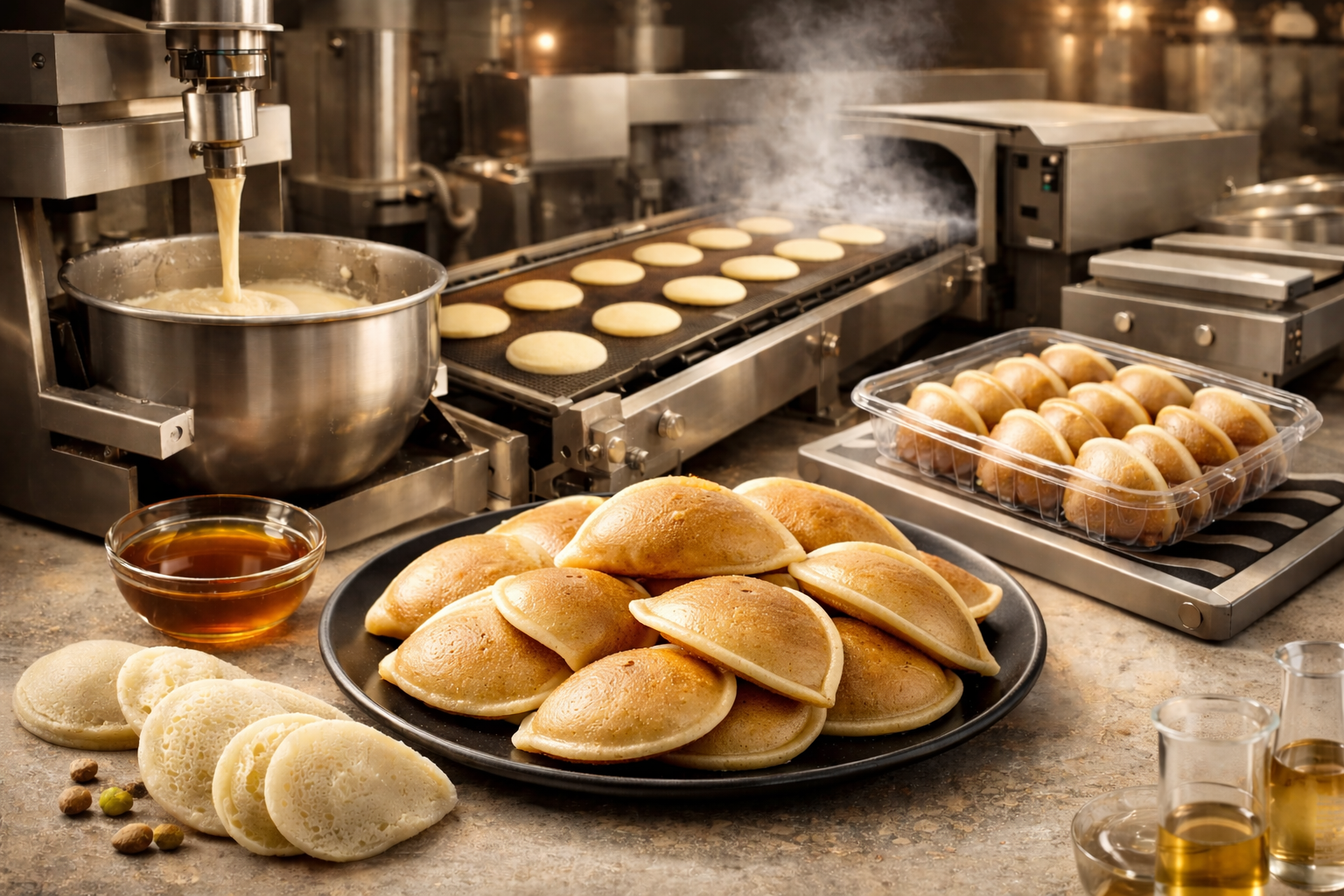 Industrial Qatayef Production