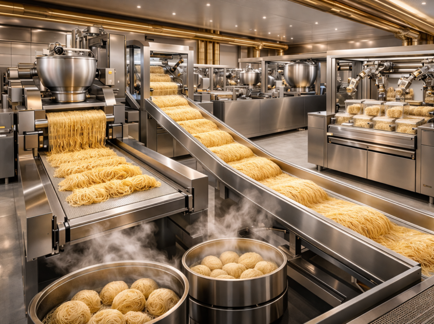 Industrial Noodle Production