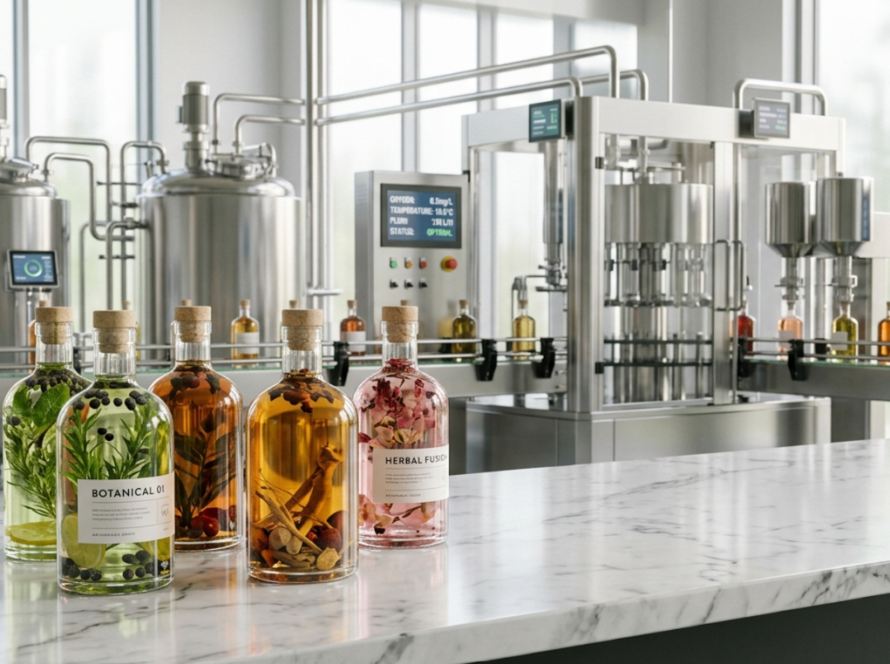 Non-Alcoholic Plant-Based Spirits